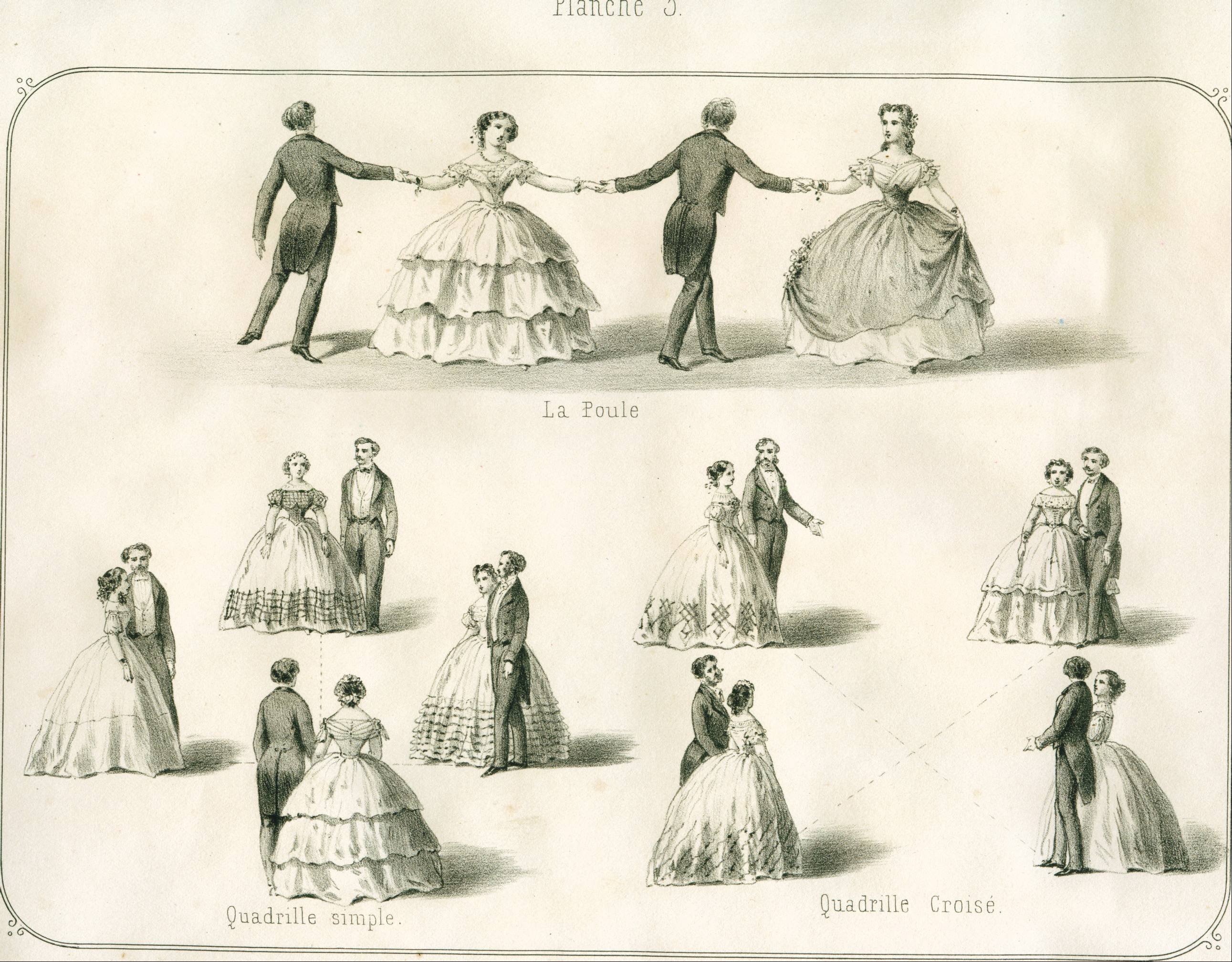 Французская кадриль 19 века танец