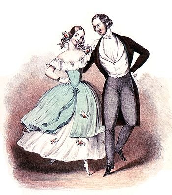 Танец полонез рисунок (46 фото)