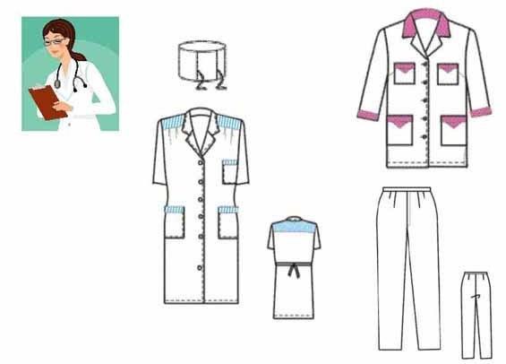 Эскизы медицинской одежды