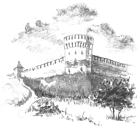 Смоленская Крепостная стена Смоленск рисунки