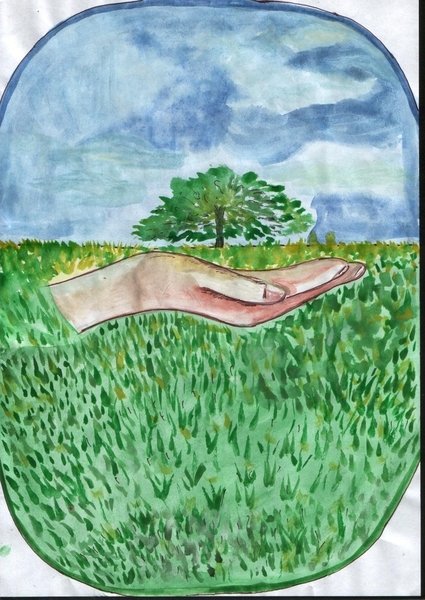 Человек и природа рисунок