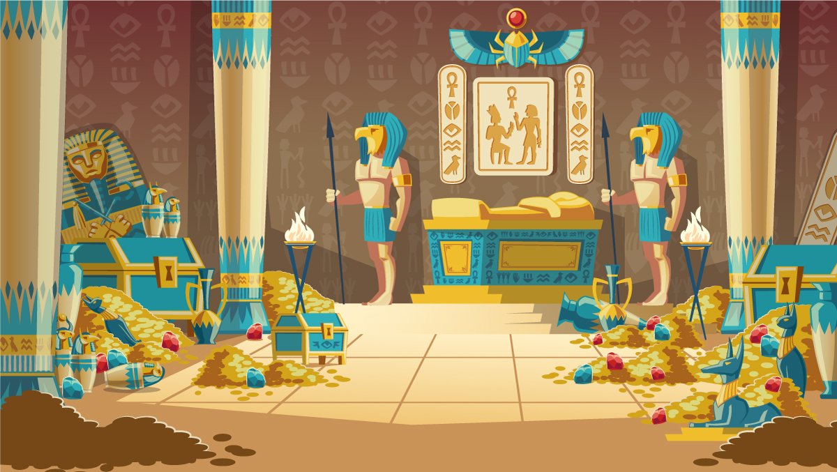 Гробница фараона вектор
