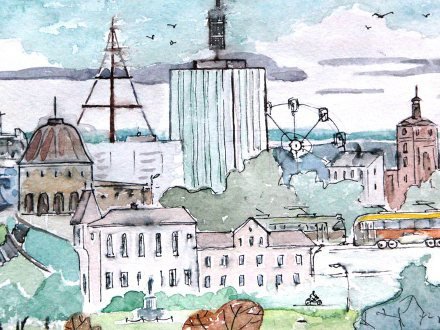 Рисунки города Архангельска