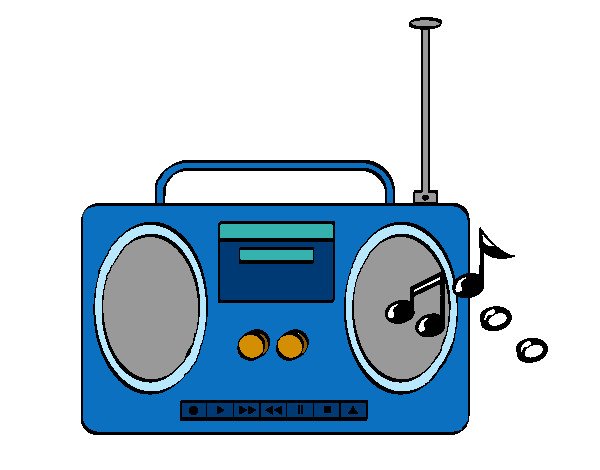 Радиоприемник на прозрачном фоне