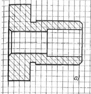 Вычертить половину вида с половиной разреза