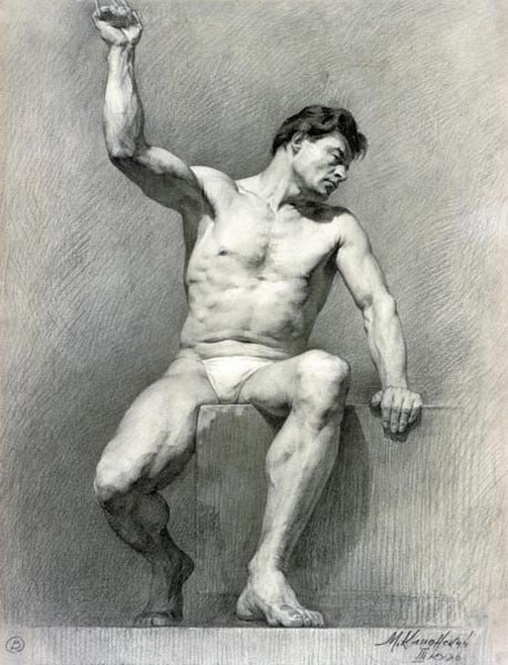 Фигура человека с натуры