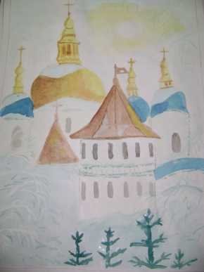 Тобольский Кремль рисование