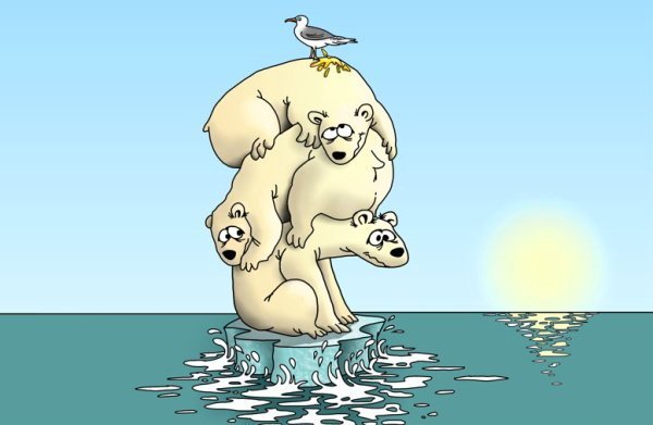 Глобальное потепление иллюстрация