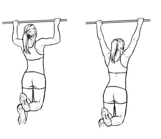 Человечек подтягивается