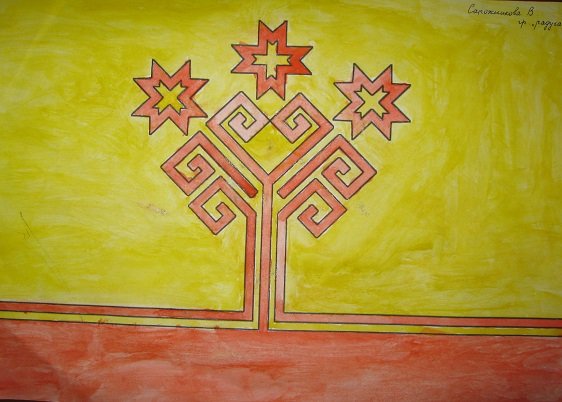 Чувашский орнамент рисунок