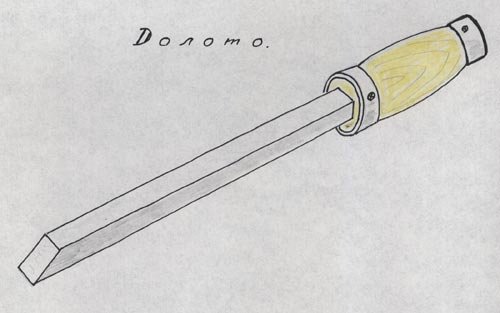 Стамеска вектор