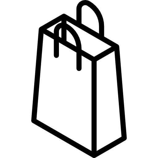 Бумажный пакет значок