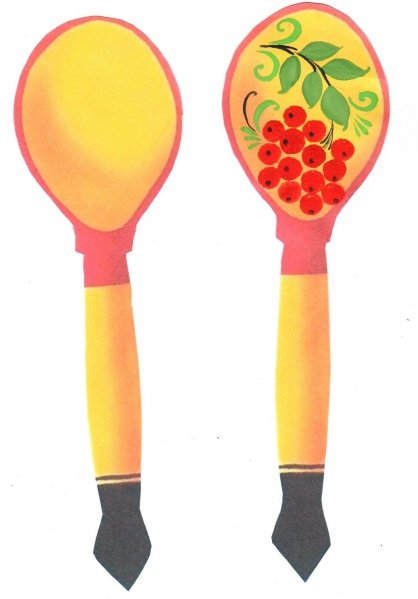 Роспись ложек деревянных для детей