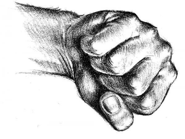 Кулак для рисования