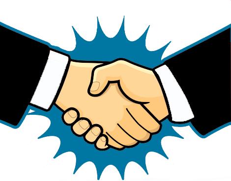 Логотип пожатие рук