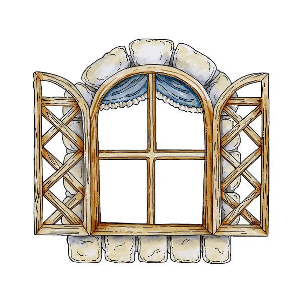 Окно сказочного домика