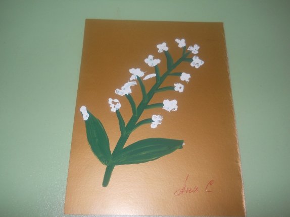 Ветка черемухи для детей рисование