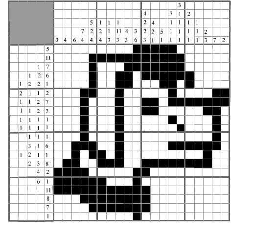 Японский кроссворд рисунки