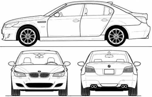 BMW m5 e60 Blueprint