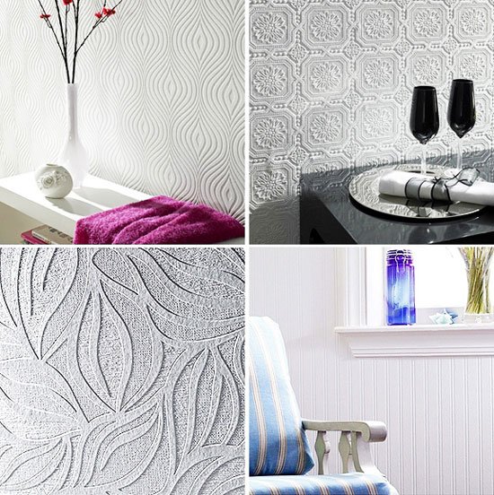 Стеклообои в интерьере квартиры