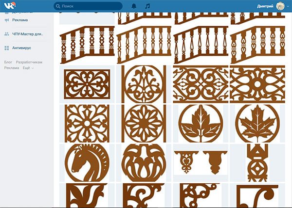 Прорезная домовая резьба для ЧПУ по дереву