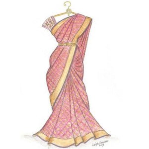 Древний индийский костюм женский