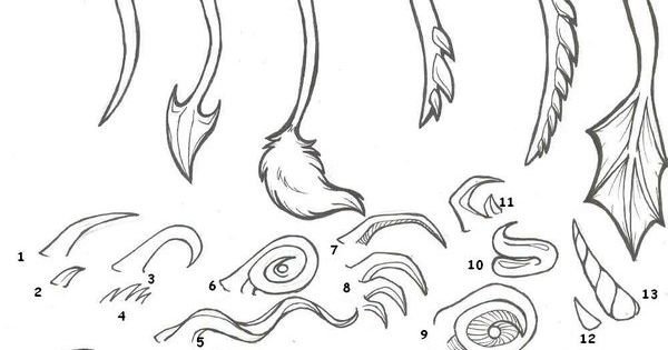 Хвосты драконов референс