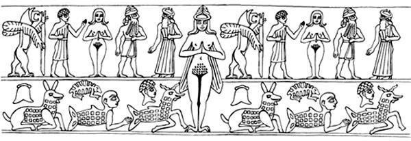 Шумерские изображения людей