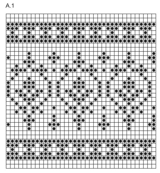 Жаккард спицами схемы
