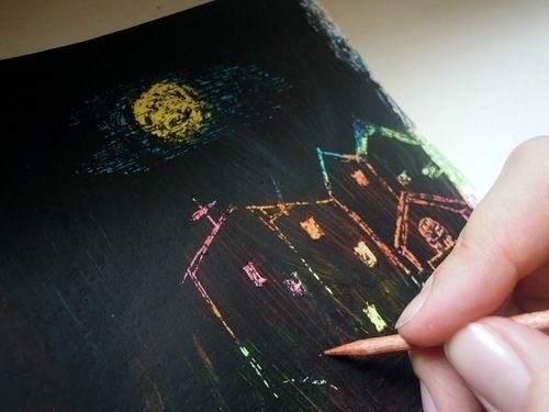 Энгель Насибулин художник граттаж