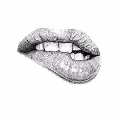 Губы рисунок