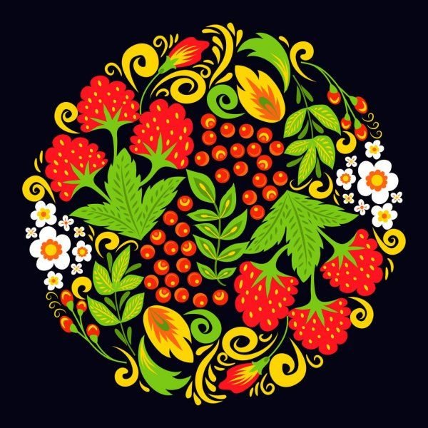 Орнамент в народном стиле