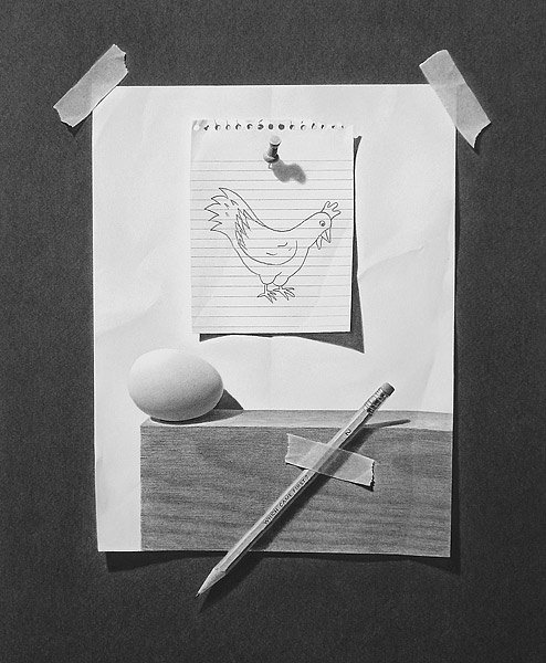 Рисунки обманки карандашом