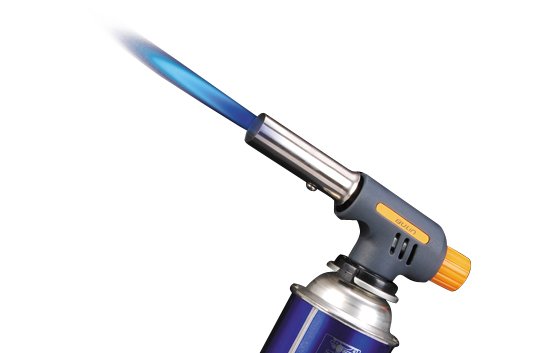 Газовая горелка с огнем