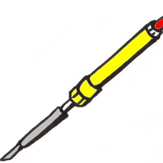 Нарисованный паяльник