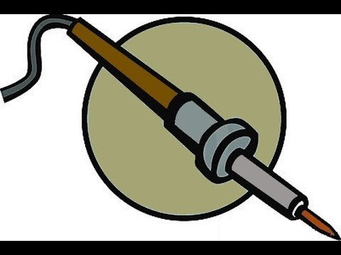 Мультяшный паяльник