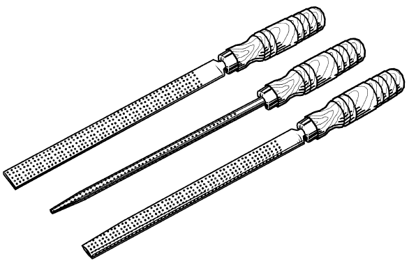 Напильник чертеж