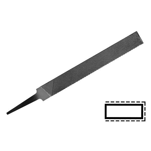 Напильник специальный Vallorbe LP 1840 длина 100 мм, насечка №2