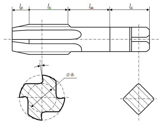 Метчик чертёж осн.0446.000