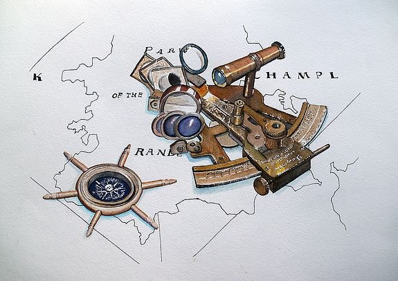 Секстант детали