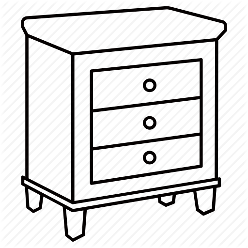 Тумбочка раскраска для детей