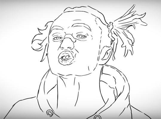 Рисунки Гон Флада карандашом