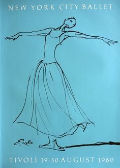 Афиша балета карандашом