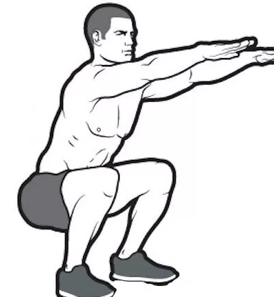 Присед схема