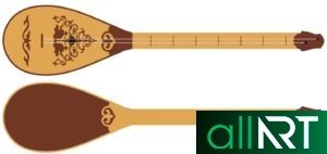 Домбыра вектор