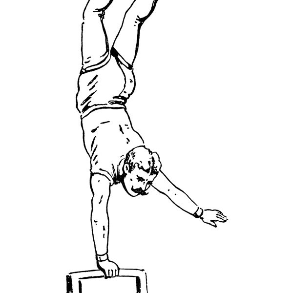 Акробатика рисунки карандашом