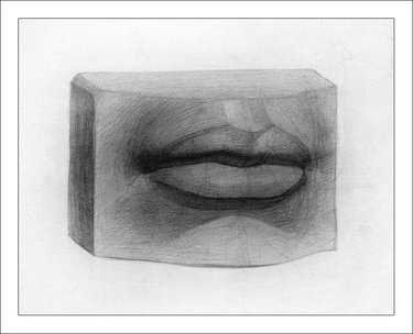 Этапы построения губ Давида