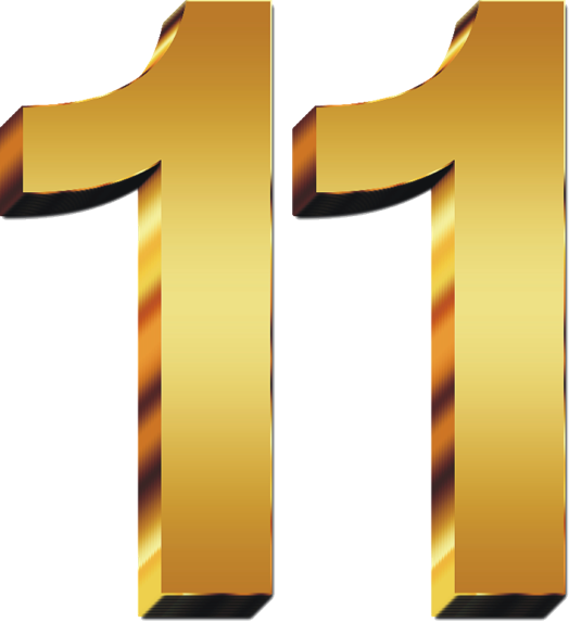 Цифра 11 раскраска