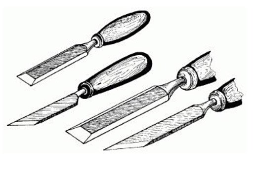 Стамеска полукруглая ударная Стэнли 14