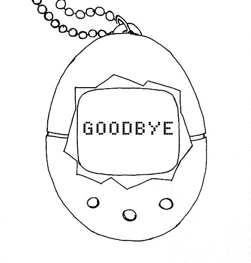 Раскраска тамагочи